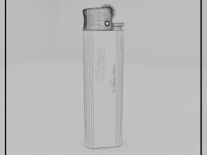 cricket lighter Model 3D
