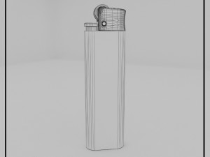 cricket lighter Model 3D