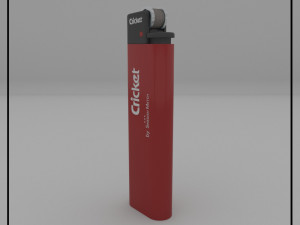 cricket lighter Model 3D