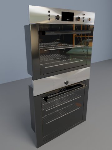 chaco wall oven double Modelo 3D .c4d .max .obj .3ds .fbx .stl .blend 