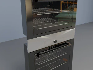 차코 월오븐 더블 3D 모델