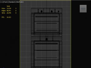 chaco wall oven double Modelo 3D