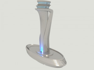 control tower third airport of stanbul Model 3D