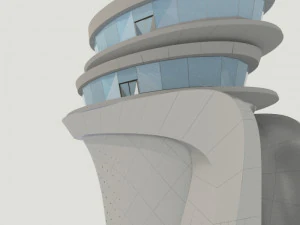 control tower third airport of stanbul 3D Model