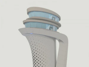 control tower third airport of stanbul 3D Model
