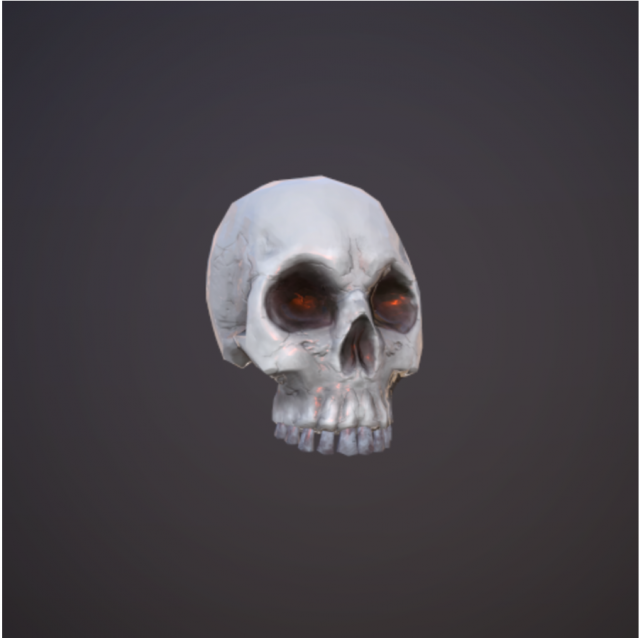 skull Model 3D .c4d .max .obj .3ds .fbx .stl .blend 