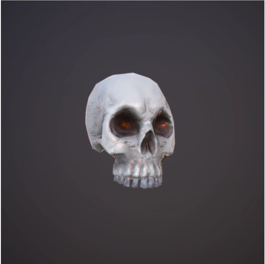 skull 3D Model .c4d .max .obj .3ds .fbx .stl .blend