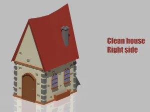 low poly house 3D Model