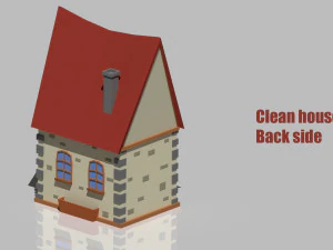 low poly house 3D Model