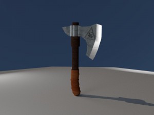 axe for game 3D Model