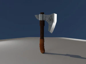 게임용 도끼 3D 모델