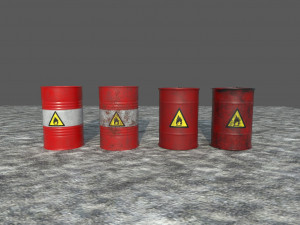 metal barrel 3D Модель