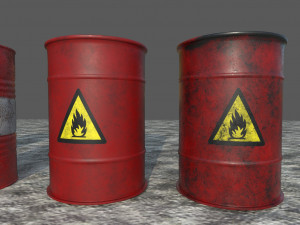 metal barrel 3D Model