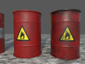metal barrel 3D Model