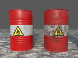 metal barrel 3D Model