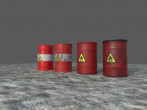 metal barrel 3D Model