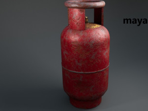 gas cylinder 3Dモデル