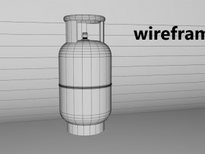 gas cylinder 3Dモデル