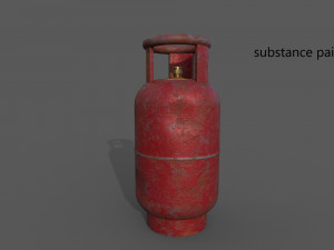 gas cylinder 3Dモデル
