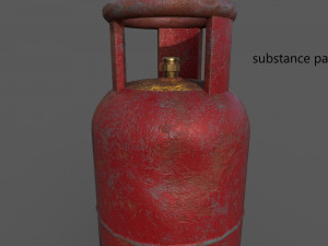 gas cylinder 3Dモデル