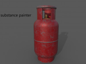 gas cylinder 3Dモデル