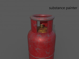 gas cylinder 3Dモデル