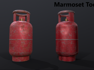gas cylinder 3Dモデル
