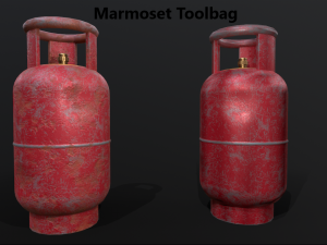 gas cylinder 3Dモデル