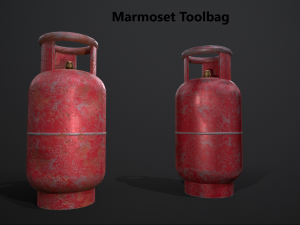 gas cylinder 3Dモデル