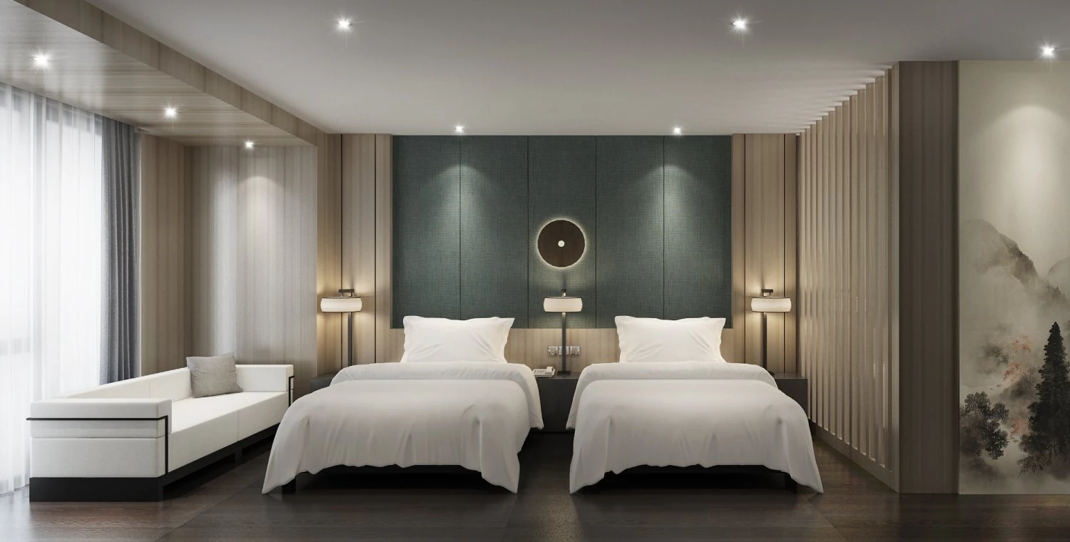 chinese hotel rooms 3D Model .c4d .max .obj .3ds .fbx .stl .blend