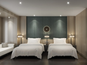 chinese hotel rooms 3D मॉडल
