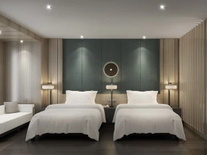 китайські готельні номери 3D Модель