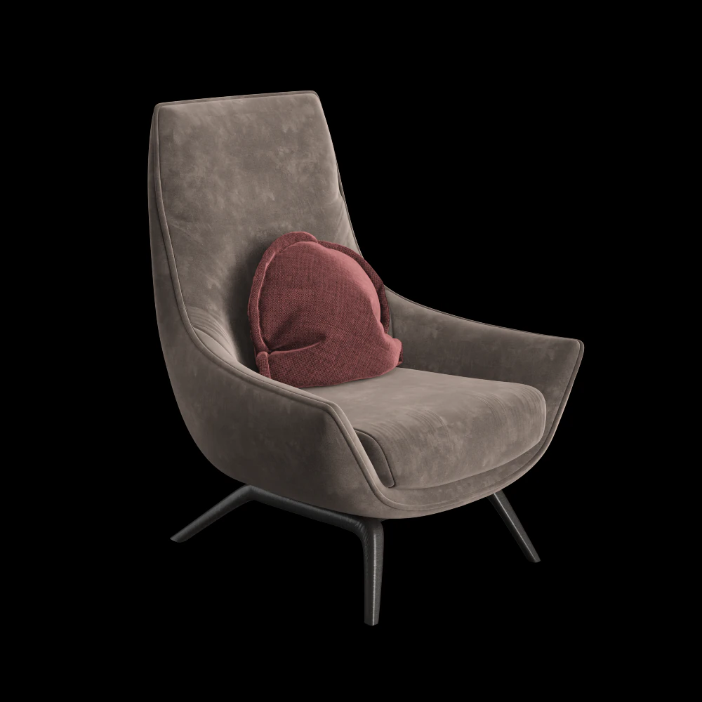 modern chair 3D Model .c4d .max .obj .3ds .fbx .stl .blend