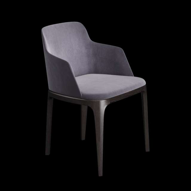 modern chair 3D 模型 .c4d .max .obj .3ds .fbx .stl .blend