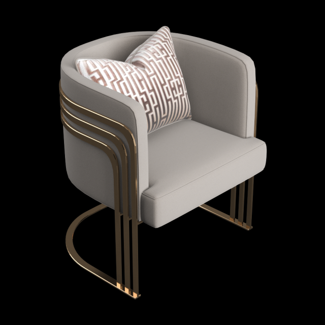 modern chair 3D 模型 .c4d .max .obj .3ds .fbx .stl .blend