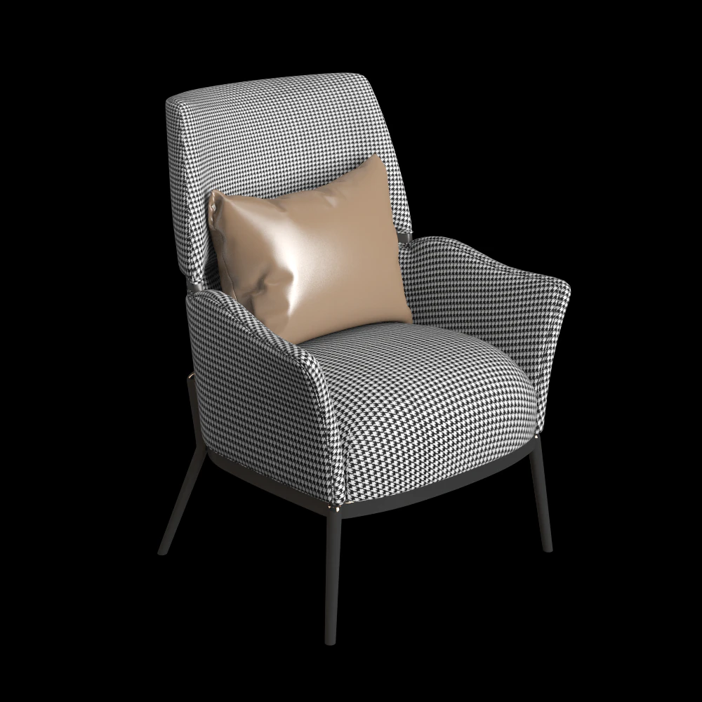 modern chair 3D Model .c4d .max .obj .3ds .fbx .stl .blend 