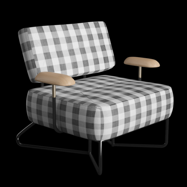 modern chair 3D 模型 .c4d .max .obj .3ds .fbx .stl .blend 