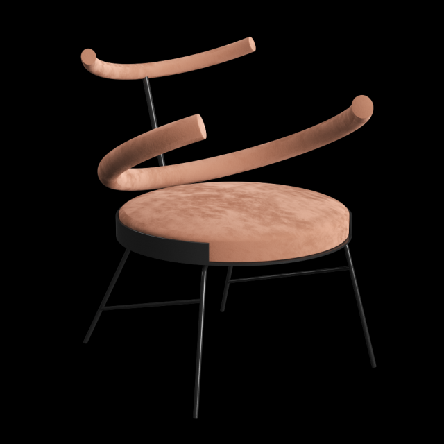 modern chair Modello 3D .c4d .max .obj .3ds .fbx .stl .blend 