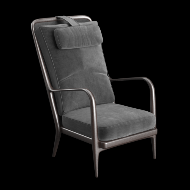 modern chair Modelo 3D .c4d .max .obj .3ds .fbx .stl .blend 