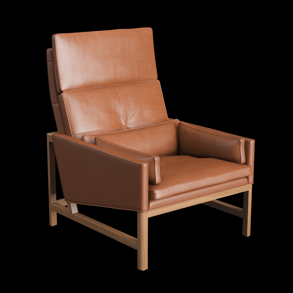 현대 의자 3D 모델 .c4d .max .obj .3ds .fbx .stl .blend 