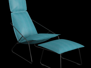 modern chair 3D मॉडल