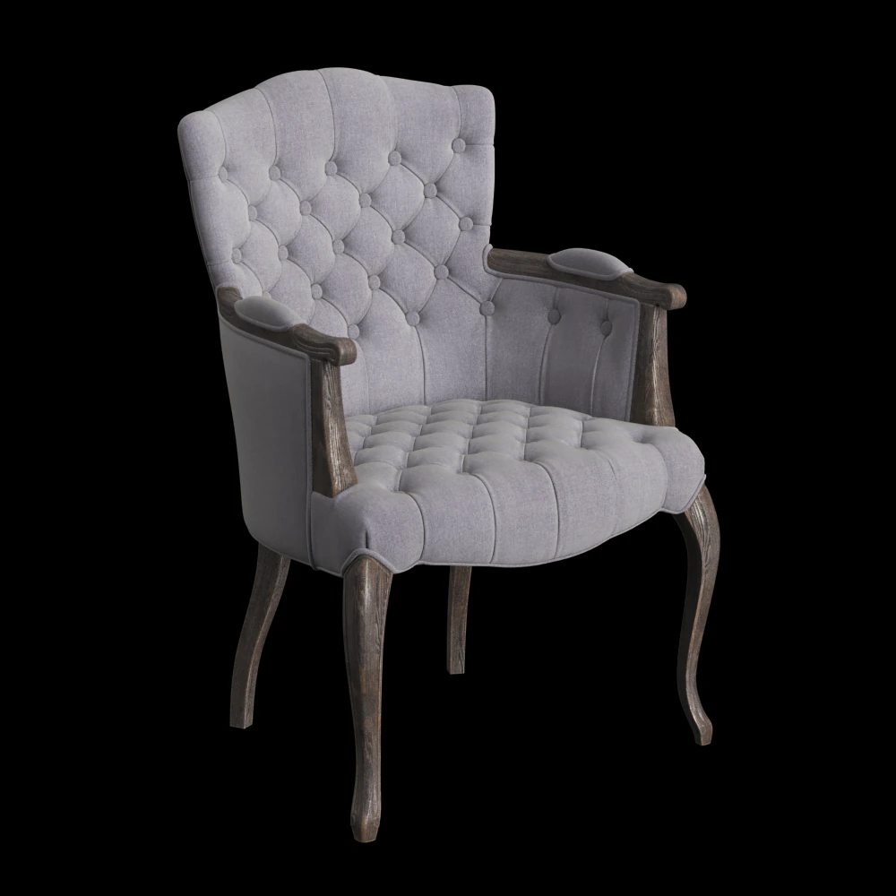 european chair 3D Model .c4d .max .obj .3ds .fbx .stl .blend 