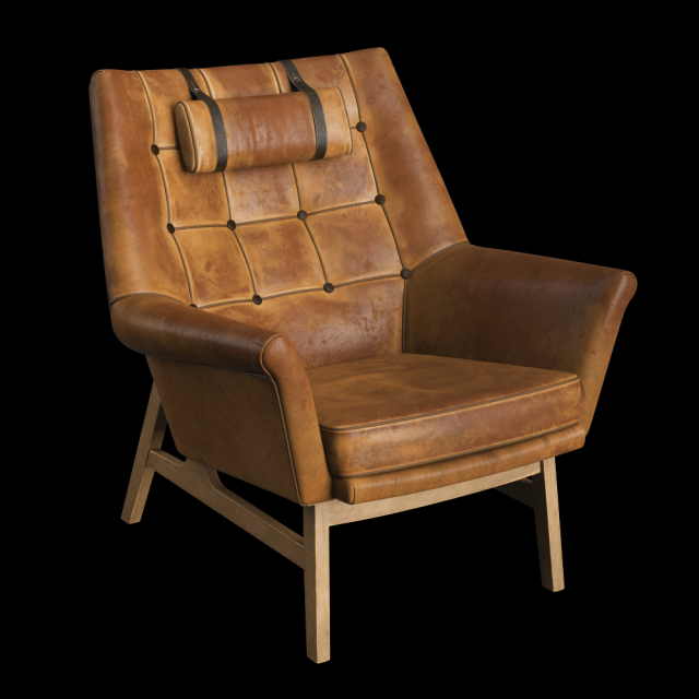 modern chair 3D 모델 .c4d .max .obj .3ds .fbx .stl .blend 