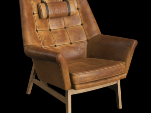 modern chair 3D मॉडल