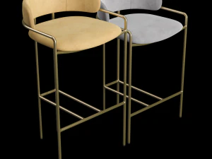 nowoczesne krzesło Model 3D