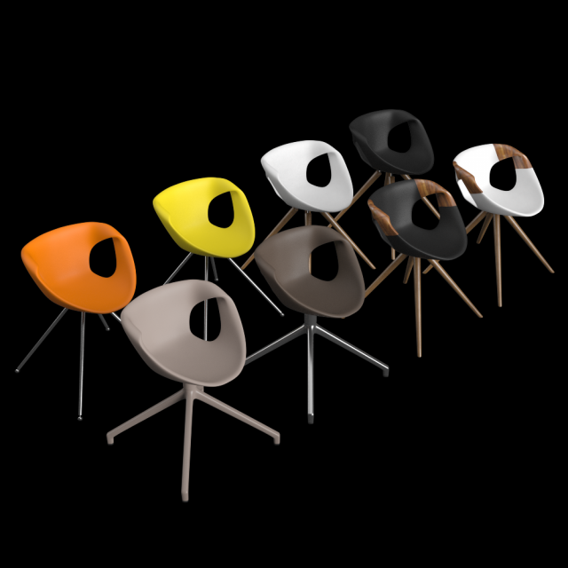 modern chair 3D 模型 .c4d .max .obj .3ds .fbx .stl .blend 