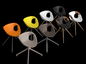 nowoczesne krzesło Model 3D