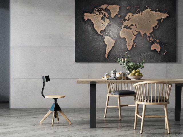 modern table and chair 3D Model .c4d .max .obj .3ds .fbx .stl .blend 