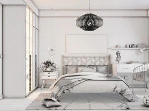 modern bedroom 3D Model