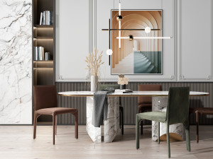 modern table and chair 3D Модель